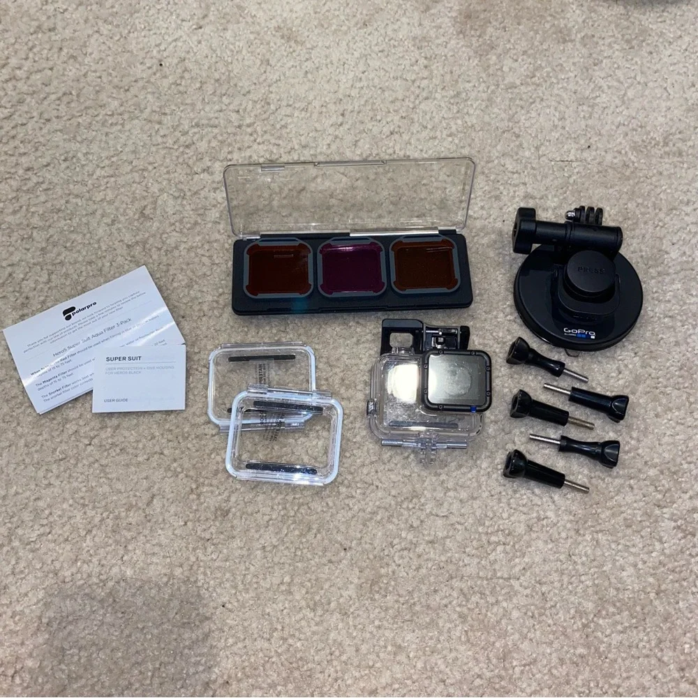 GoPro Hero 5: Super Suit, Underwater Lenses, and Accessories